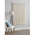 thumbnail image 2 of Mainstays Tille Light Filtering Curtain Panel Pair, Set of 2, White Geometric, 37"W x 63"L, 2 of 9