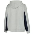 thumbnail image 3 of Women's Profile Heather Gray Cleveland Guardians Plus Size Pullover Hoodie, 3 of 3