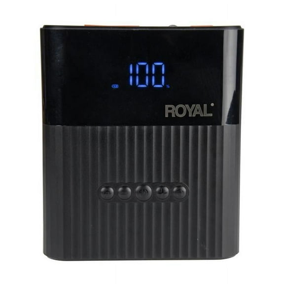 Royal Consumer Information JS1000 Plus Jump Starter with Air Compressor Black