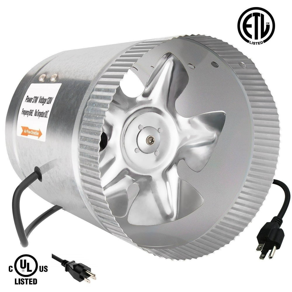 iPower 6 Inch 240 CFM Booster Fan Inline Duct Vent Blower for HVAC