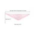 thumbnail image 3 of INSPIRAR CHIC Bufandas de encaje de mantilla de tul, velo triangular para cubrir la cabeza en la iglesia para bodas de damas de honor 51.2"x15.7" Rosa albaricoque claro, 3 of 5