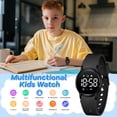 thumbnail image 2 of Kids Watch Waterproof Digital Watch for Boys Girls with Pedometer, Calories, Dual Alarms, Stopwatch, Calendar, Soft Silicone Band Fitness Watch for Kids, 2 of 9