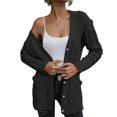 thumbnail image 2 of Pyhlmscde Women's Long Sleeve Cable Knit Cardigan Sweater, Womens Tops, Cable Knit Sweater Women, Fall Coats, 2 of 5