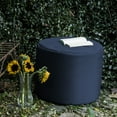 thumbnail image 2 of Jaxx Spring Outdoor Ottoman, Navy, 2 of 3