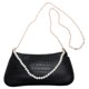 thumbnail image 1 of Sywqhk Vintage Mujer Axila Bolsa Cocodrilo Patrón Perla Hombro Bolso (Negro) Sywqhk Para estrenar, 1 of 9