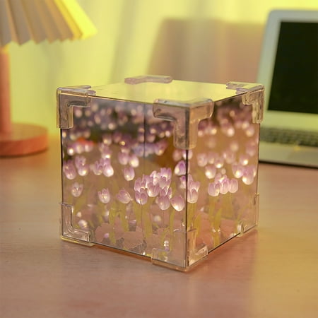 

Star Ceiling Magnifying Jar Lights Bohemian Light Night Light tooth Speaker Handmade Diy Sea Of Flowers Cube Night Light Material Bag Qixi For Girlfriend Lover And Girlfriend