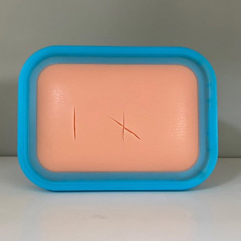 Surgical Suture Kit Pad Fake Skin Suture Training Wounds Surgery