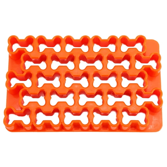 BOKYAN Premium 25‑Piece Dog Bone Cookie Cutter Set – Reusable, Easy‑Clean Plastic for Dough, Bread, Toast & Fruit