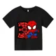 thumbnail image 5 of Nuevas camisetas de Spiderman para niños y niñas, camisetas con estampado de dibujos animados para niños de 3, 4 y 5 dígitos, camisetas de manga corta de verano para bebés, 5 of 5