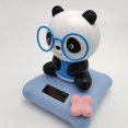 thumbnail image 3 of ziyahi Solar Powered Dancing Toy Cute Bobblehead Panda Sun Dancer Blue, 3 of 9