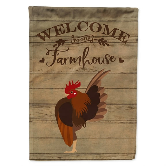 Malaysian Serama Chicken Welcome Flag Canvas House Size