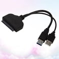 thumbnail image 4 of USB3.0 to SATA Adapter Cord for Laptop with 5Gbps Transfer Rate Black plastic 2.5 Inch, 4 of 9