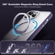 thumbnail image 3 of Funda para iPhone 15 con soporte magnético giratorio de 360° [Compatible con Mag-Safe] [Protección de grado militar] Funda translúcida para iPhone 15 de 6.1 pulgadas, para mujeres y hombres, color, 3 of 8