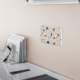 thumbnail image 5 of Yayeee Toggle Light Switch Wall Plate 2-Gang 4.56"x4.48" Decorative Outlet Cover, Beige Simple Shapes, 5 of 7