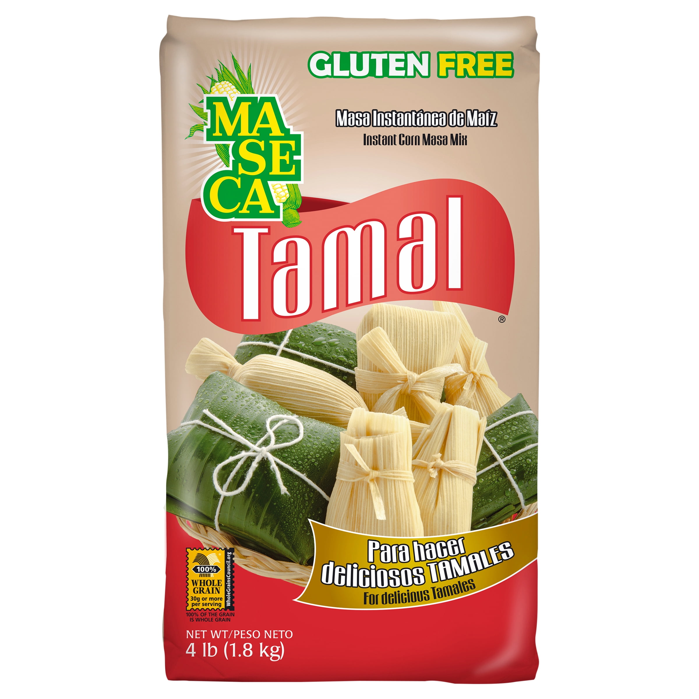 masa MASECA Tamale Instant Corn Masa Flour 4 lb - Gluten Free Corn