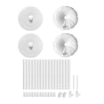 thumbnail image 3 of Rongfmy Kit de Support d'Arche de Ballons Réglable pour Décorations de Fête en Arrière-Plan 2m, 3 of 4
