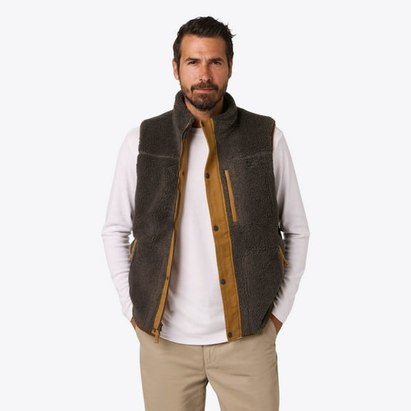 Ranch High-Pile Vest Men's - Charcoal