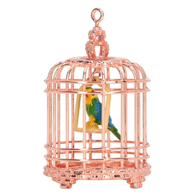 Jaula para Pájaros en Miniatura Jadeshay de Metal 1/12