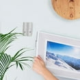 thumbnail image 3 of 6Pairs Z Clips French Cleat Picture Hanger Aluminum French Cleat Hanger Picture Hangers Wall Mounting Mirror Hanging, 3 of 7