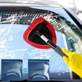 thumbnail image 5 of Windshield Cleaner Tool, Car Interior Detailing Cleaning Kit,16.5'' Car Window Cleaning Supplies with Handle Include 1 Reusable Washable Microfiber Pads (Red), 5 of 5