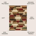 thumbnail image 3 of JONATHAN Y  Tamara Boho Jute Circle Area Rug 3 X 5 - Red/Brown/Cream, 3 of 5