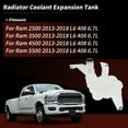 thumbnail image 2 of Unique Bargains No.603-839/68166475AB Coolant Expansion Reservoir Tank with Sensor & Cap for Ram 2500 3500 4500 5500 2013-2018 Radiator Coolant Overflow Reservoir Recovery Tank Bottle, 2 of 7