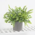 thumbnail image 4 of Mini artificiale vegetación de imitación en pntas de interior pequeñas para decoración del hogar, escritorio de oficin Verde Baoblaze plantas falsas al aire libre, 4 of 8