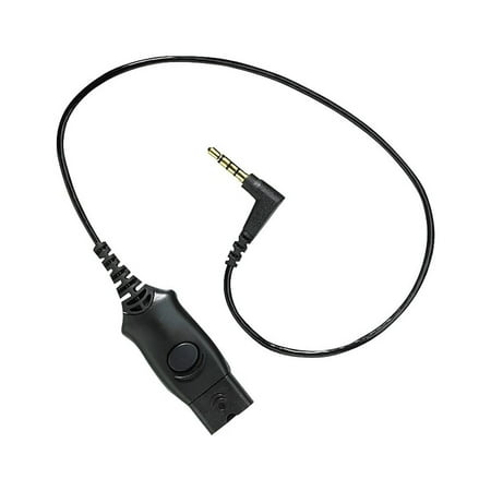 UPC: 5033588030737 | Plantronics MO300 Headphone Cable – 6  Mini-phone/Quick Disconnect Audio Cable for Headphone  iPhone  Smartphone – First End: Mini-phone Audio – Second End: Quick Disconnect Audio