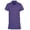 A-Purple266, variant on Women's Comfortable Workwear Blouse Tailored Mandarin Collar Short Sleeve Wrap Front Tunic Beauty Spa Salon Uniform Top