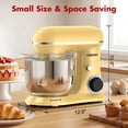 thumbnail image 4 of CEBORY 4 QT 3-in-1 Stand Mixer, 10-Speed Tilt-Head Electric Kitchen Mixer with Dough Hook, Beater, Whisk, and Stainless Steel Bowl for Home Baking, 4 of 7