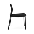 thumbnail image 2 of Avon Reception Waiting Armless Chair UPH Seat Back / Black Steel / Black, 2 of 4