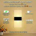 thumbnail image 3 of Aplique de pared LED para interiores, recargable por USB, control táctil, 3 niveles de brillo, pasillo, 3000 K, 3 of 5