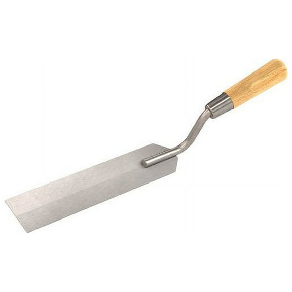Bon Tool 13-305 Margin Trowel -Stainless Steel 5 1/2-inch X 2-inch Wood Handle