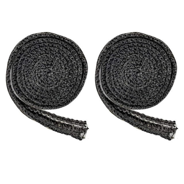 cordón de sellado 2 sellos para puerta de horno, cable de fibra de vidrio, junta de cuerda, sello de repuesto para horno