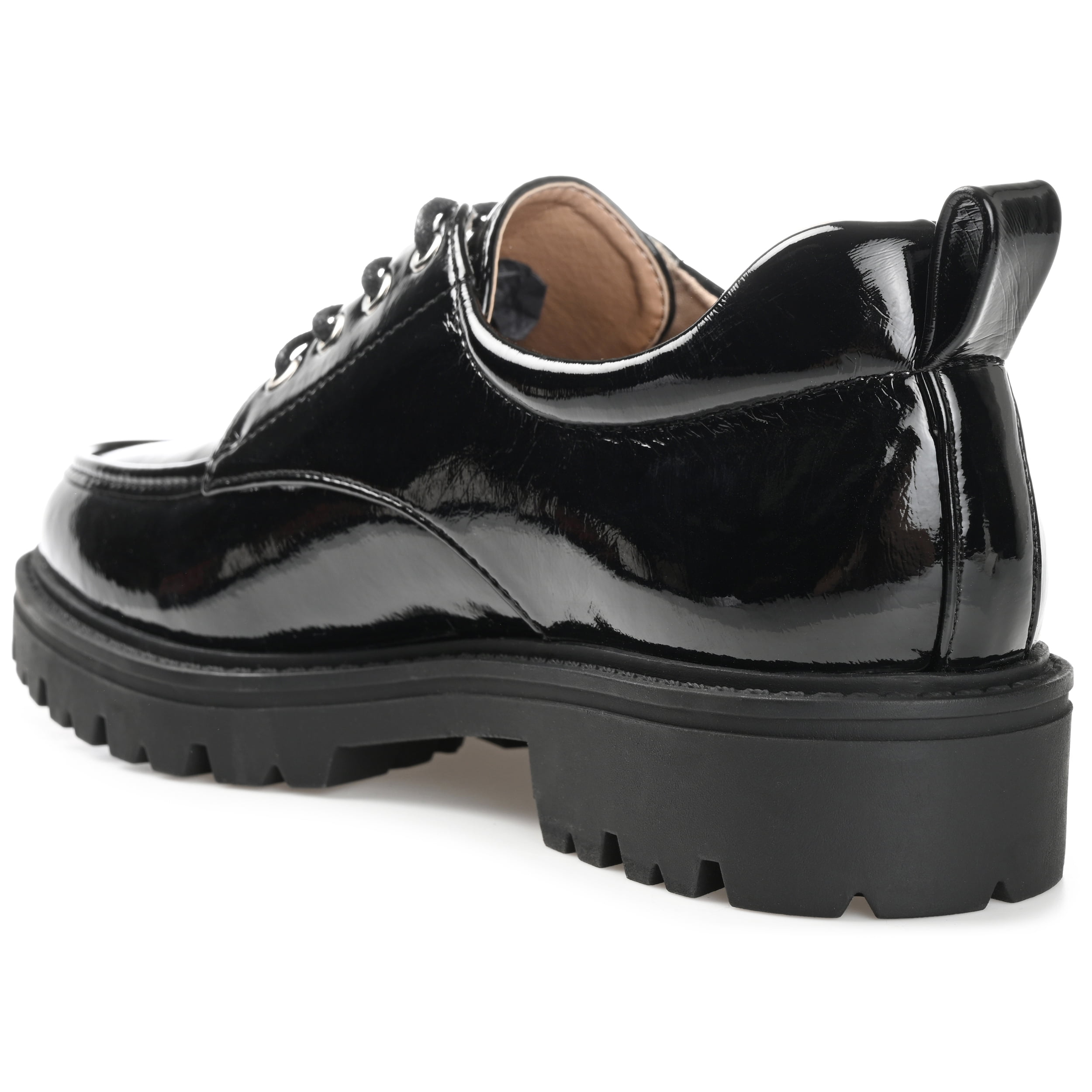 Journee Womens Zina Almond Toe Lace-up Oxford, Widths Available