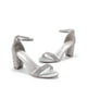 thumbnail image 5 of DREAM PAIRS Sandalias de Tacón Grueso para Mujer, 5 of 5