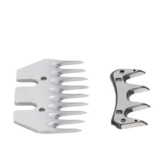 Electric Clipper Blade, Electric Sheep Shear Blade Wear Resistance 9 Tooth High Carbon Steel For Yamma