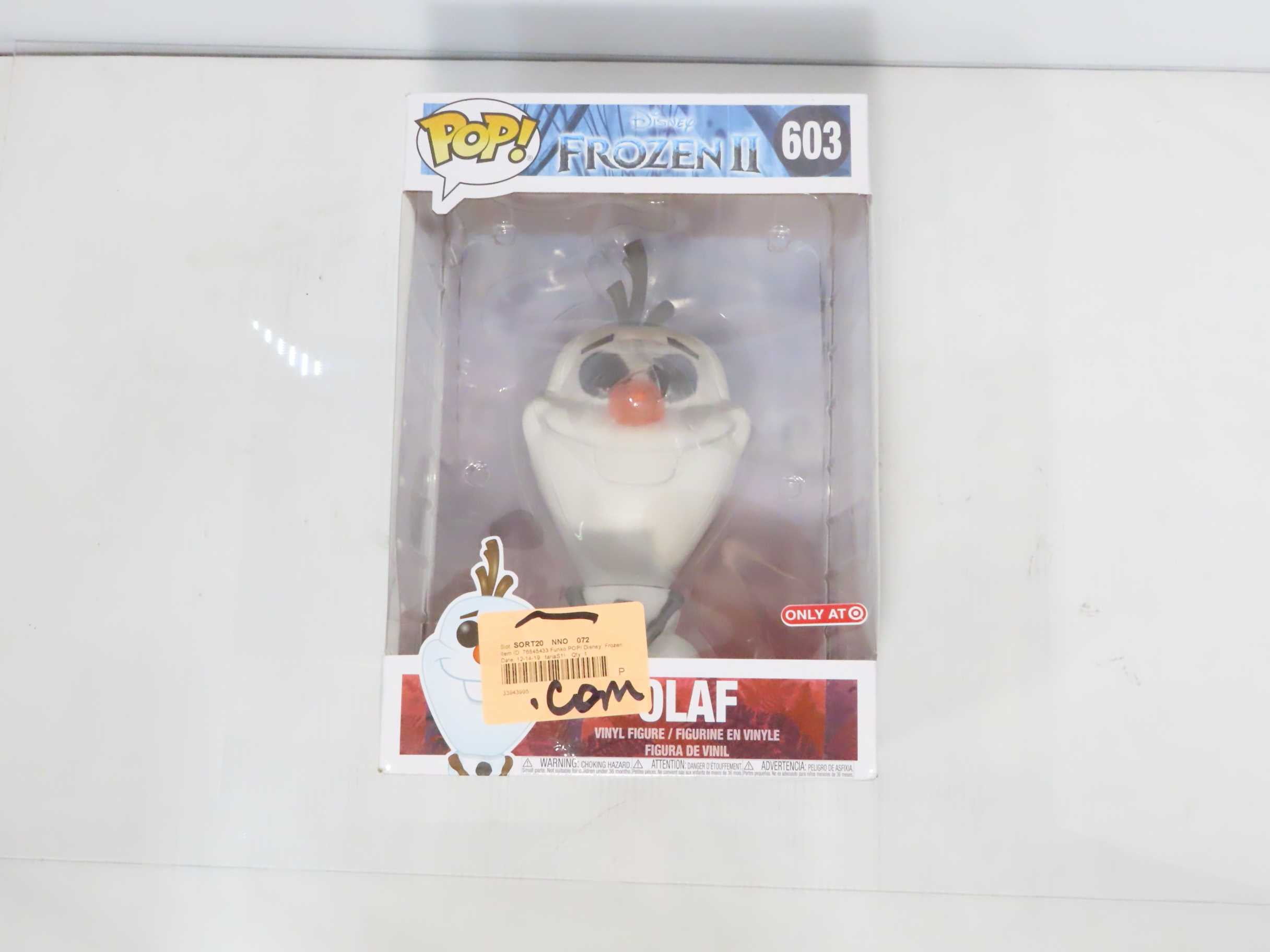 olaf 10 inch funko pop