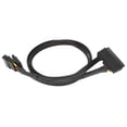 thumbnail image 2 of Cable de alimentación de datos de 7 + 15 pines m / f Cable sata30 Cable de extensión de alimentación de datos de 7 + 15 pines de 4 pines macho a hembra 30 para transmisión de ANGGREK Otros, 2 of 8
