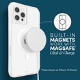 thumbnail image 2 of Pelican - Protector Series - MAGSAFE Case for iPhone 13 Pro - Compatible avec les Accessoires MAGSAFE & Charge - 15 ft Protection contre les Chutes - 6.1 Inch - BlackTough Clear Plus, 2 of 7