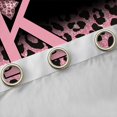 thumbnail image 4 of Erosebridal Fashion Letter K Monogrammed Black Out Curtains For Cheetah Lover,Kids Pink Leopard Pattern Curtains Pack of 2 (42x63 Each) For Girls Women, 4 of 7