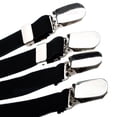 thumbnail image 3 of TopTie 4pc Adjustable Clip Suspender For Men & Women-set1-1/2 Inch, 3 of 3