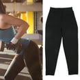 thumbnail image 4 of Sweat Women Neoprene Sauna Sweat Pants Workout Running Slimming Body Shaper Leggings, 4 of 7