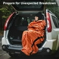 thumbnail image 4 of 3PCs Emergency Sleeping Bag, 84"X36" Emergency Survival Sleeping Bag, Pocket Size Emergency Sleeping Bag, Waterproof Thermal Bivy Sack for Outdoor, 4 of 7