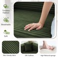 thumbnail image 6 of VFD Convertible Floor Sofa Bed with Storage Pocket, 3 Seats with 3 Pillows Corduroy Folding Mattress Sofa with Zipper Closure, Floor Lounge Couch for Living Room, Bedroom, Studio -Light Green, 6 of 16