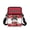 Christmas Snowman Decoration, variant on Psesaysky Water Splash Gradient Green Crossbody Bags Stretch Polyester Shoulder Bags for Mens, Double Zipper with Pocket Crossbody Purse