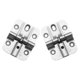 thumbnail image 1 of YSNOOWE 2Ud Bisagras Para Mueble En Aleación De Zinc Con Posicionamiento A 90 Y 180 Plata, 1 of 8