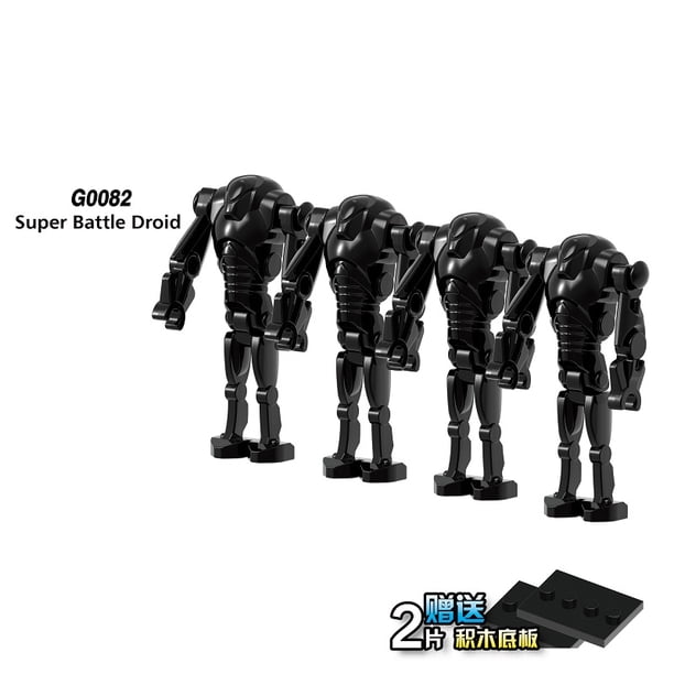 Nuevo G0111 Star Battle Droid IG-88 Sonajero Robot Wars Figura Bloque De Construcción Mini Ladrillos Figuras De Acción Juguete Niño Regalo