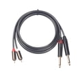 thumbnail image 4 of Audio Cable RCA Masculino a RCA Multifunción Multifunción Conexión de audio práctica Estable para Amplificador de audio de inicio Altavoz , 2m, 4 of 10