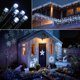 thumbnail image 3 of Decoración navideña para exteriores para jardín, patio y cerca, múltiples modos de iluminación, luces solares impermeables, 3 of 7